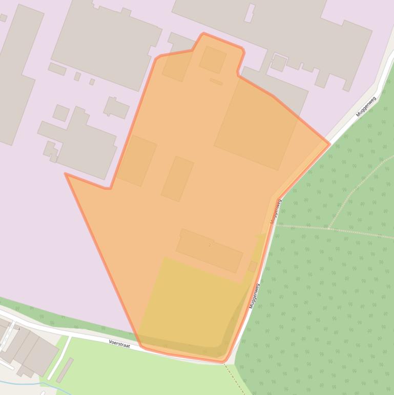 Kaart van postcodegebied 6245AB.