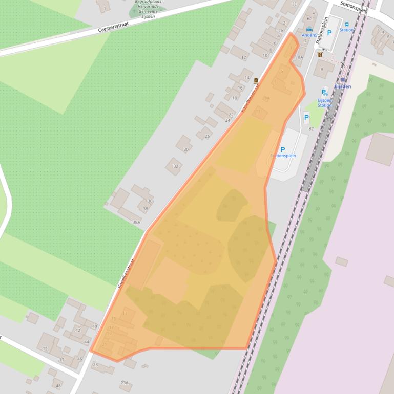 Kaart van postcodegebied 6245AG.