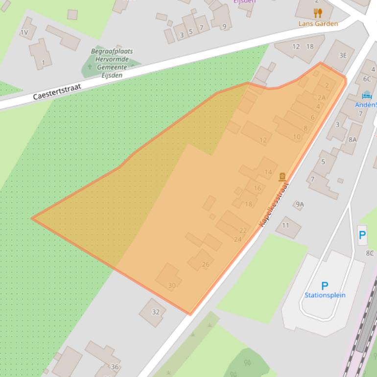 Kaart van postcodegebied 6245AJ.