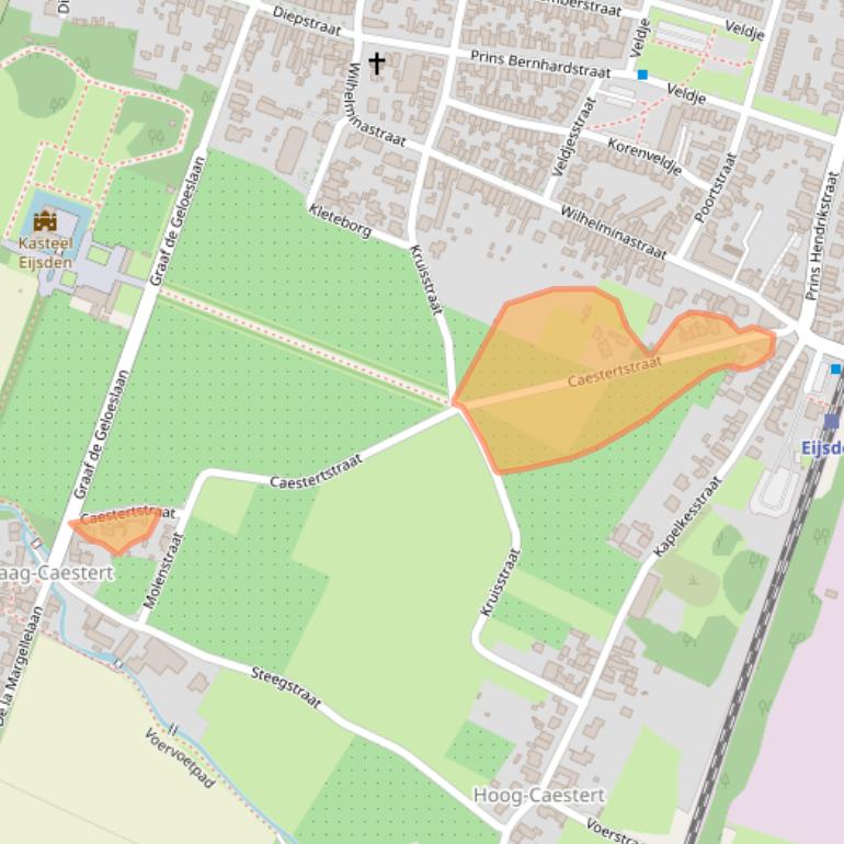 Kaart van postcodegebied 6245AM.