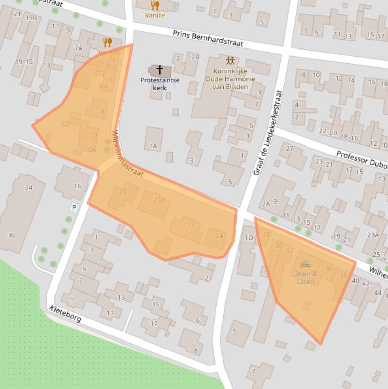 Kaart van postcodegebied 6245AW.