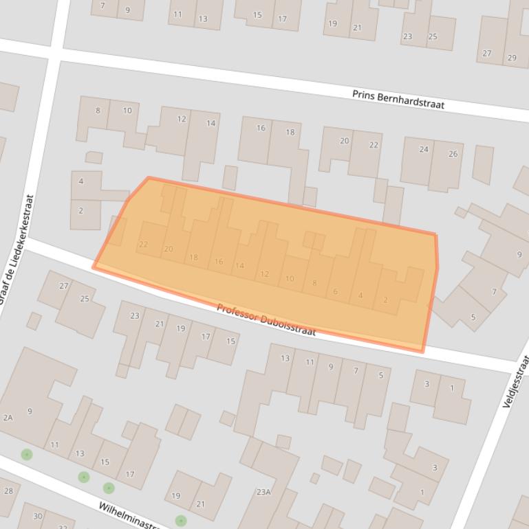 Kaart van postcodegebied 6245BD.