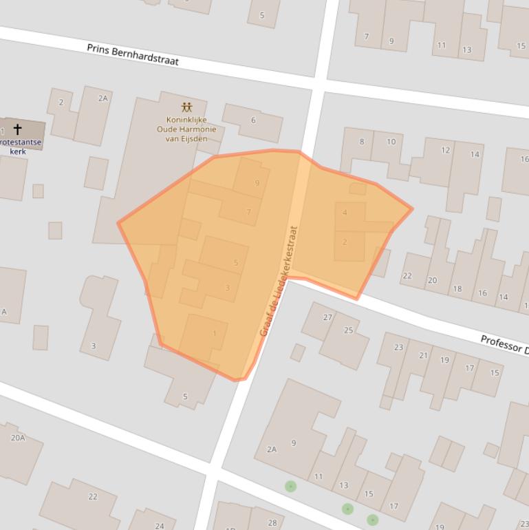 Kaart van postcodegebied 6245BE.