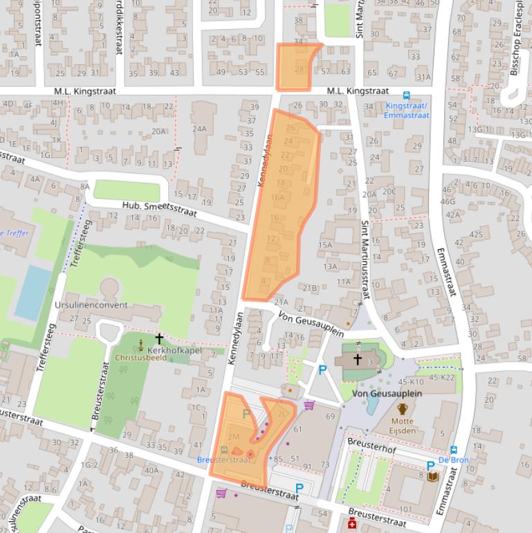 Kaart van postcodegebied 6245EM.