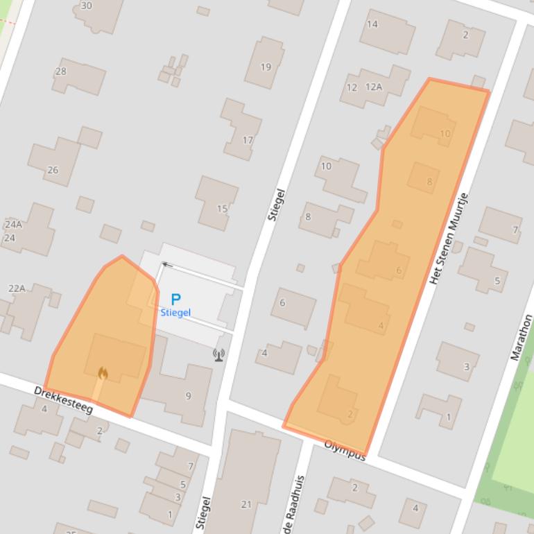 Kaart van postcodegebied 6245EX.