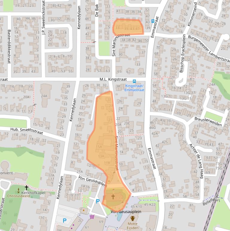 Kaart van postcodegebied 6245GD.