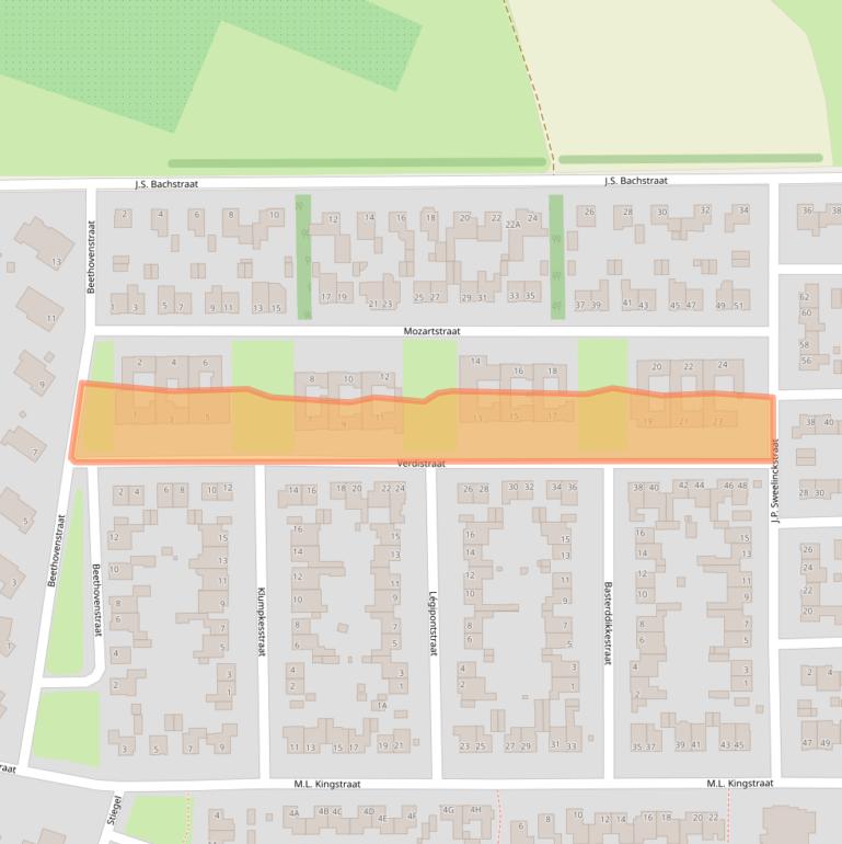 Kaart van postcodegebied 6245GL.