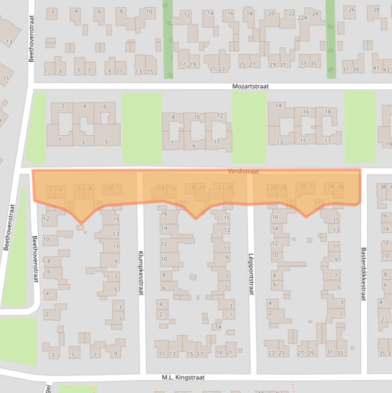 Kaart van postcodegebied 6245GM.