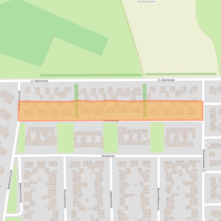 Kaart van postcodegebied 6245GX.
