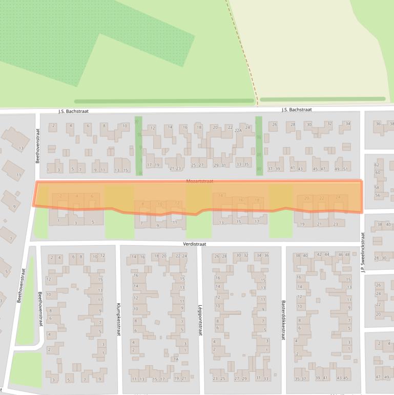 Kaart van postcodegebied 6245GZ.