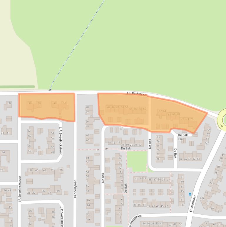 Kaart van postcodegebied 6245HB.