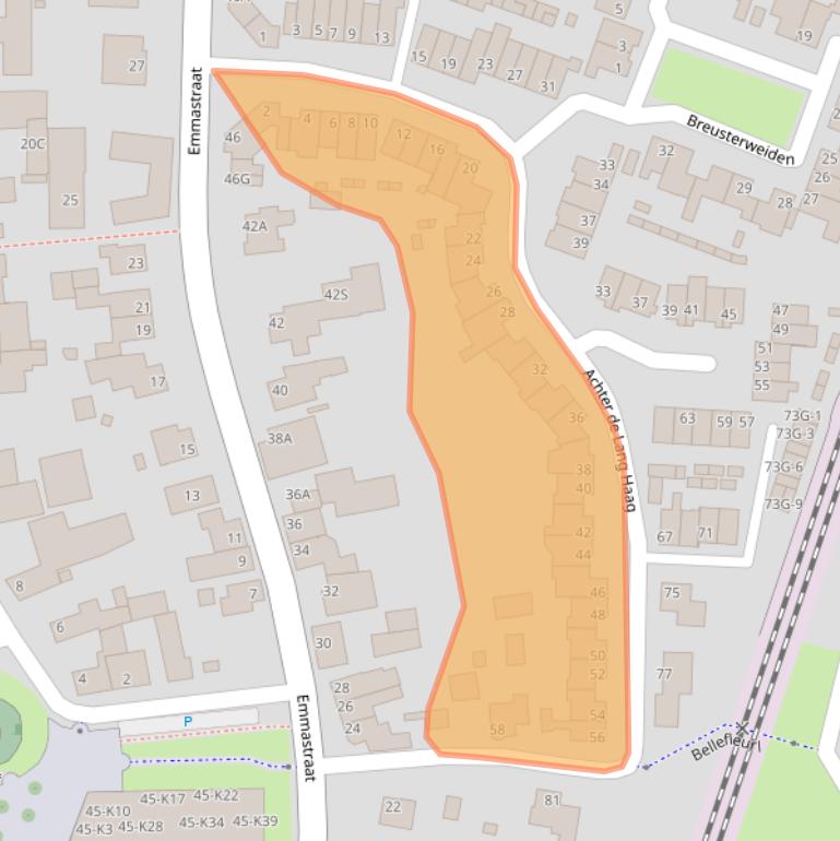 Kaart van postcodegebied 6245HM.