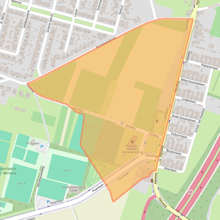 Kaart van postcodegebied 6245JN.