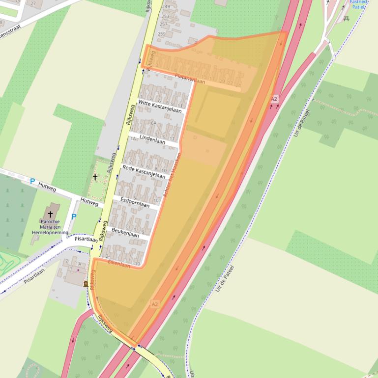 Kaart van postcodegebied 6245JP.