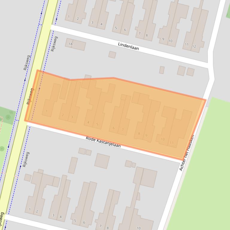 Kaart van postcodegebied 6245JT.