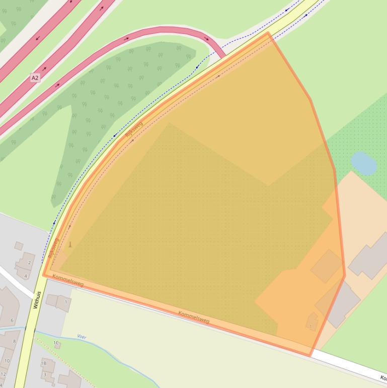 Kaart van postcodegebied 6245KC.