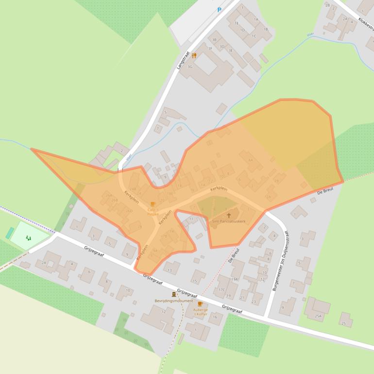 Kaart van postcodegebied 6245KH.