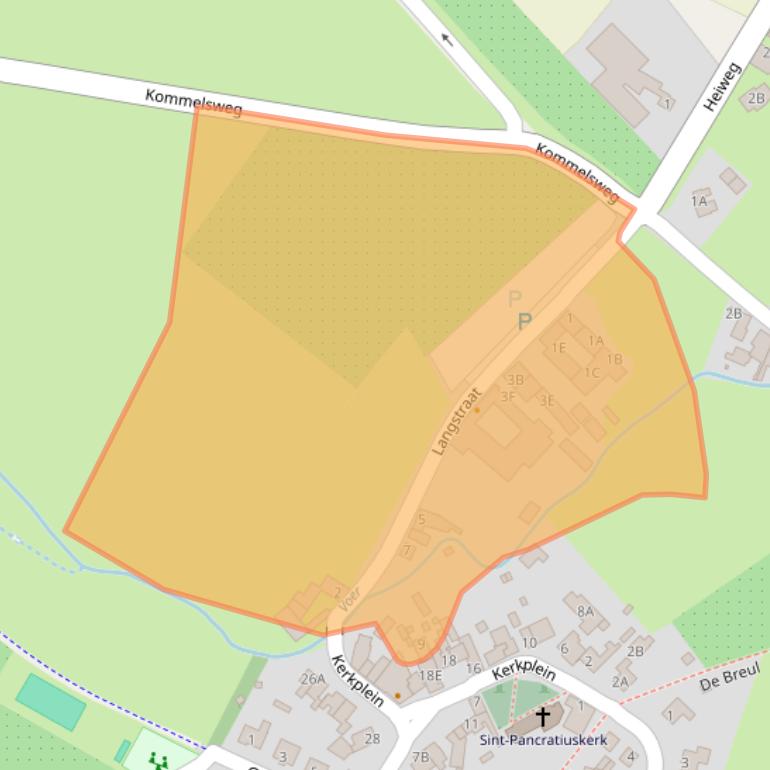 Kaart van postcodegebied 6245KK.