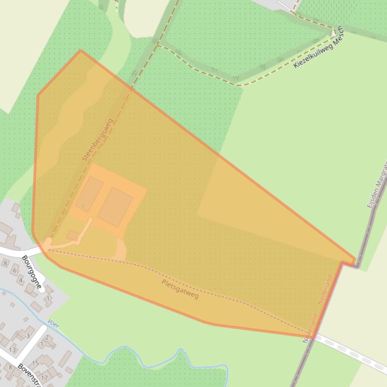 Kaart van postcodegebied 6245KT.