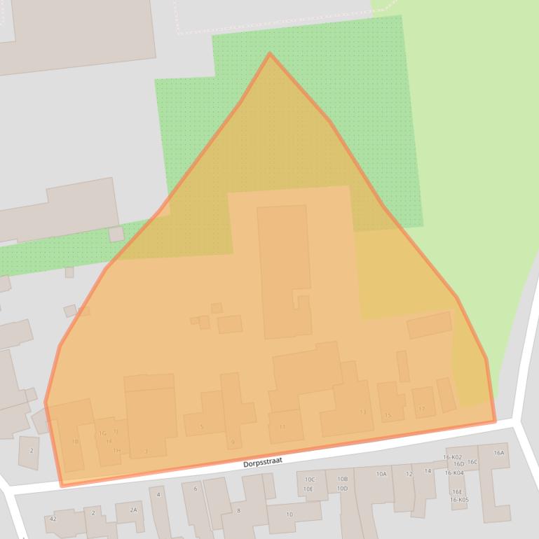 Kaart van postcodegebied 6245LG.