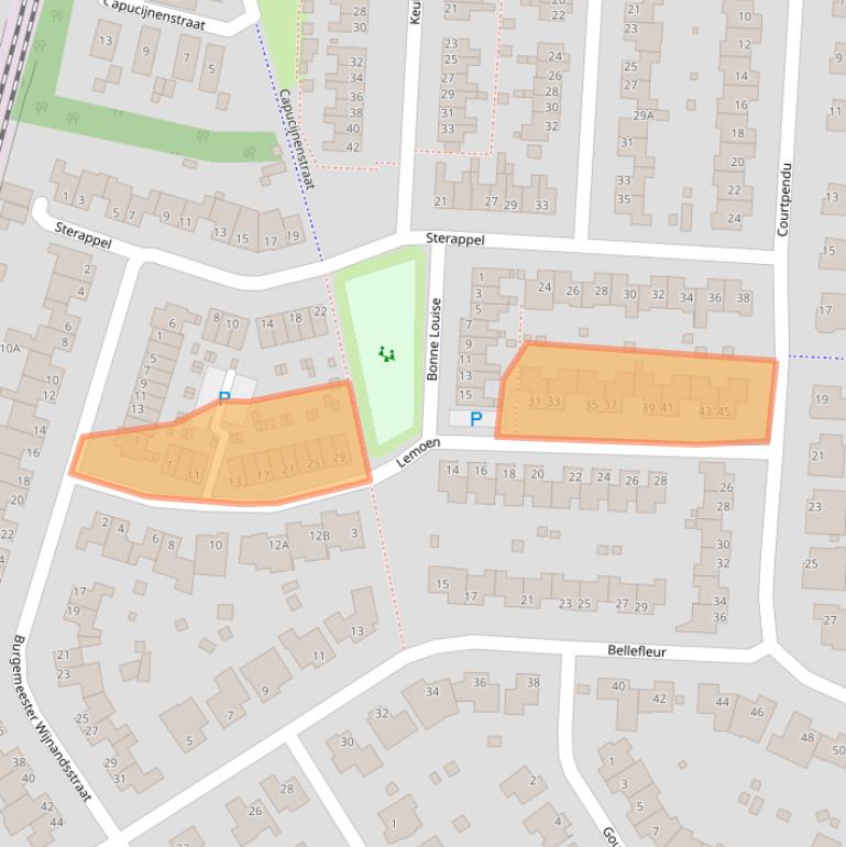 Kaart van postcodegebied 6245PG.