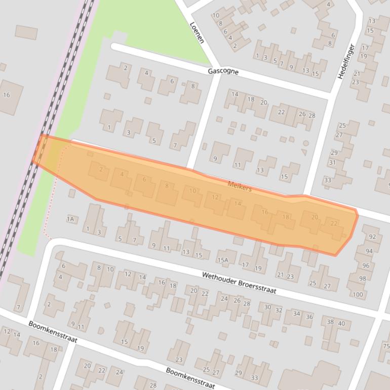 Kaart van postcodegebied 6245PS.