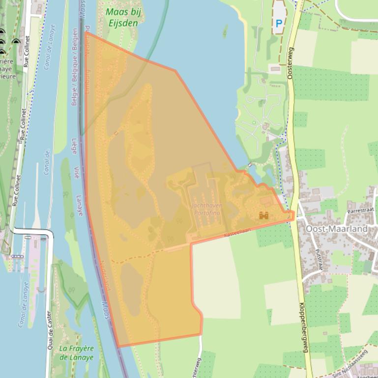 Kaart van postcodegebied 6245SB.