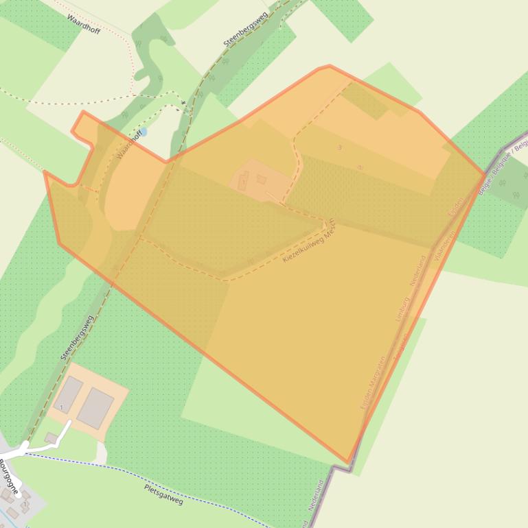 Kaart van postcodegebied 6245SH.