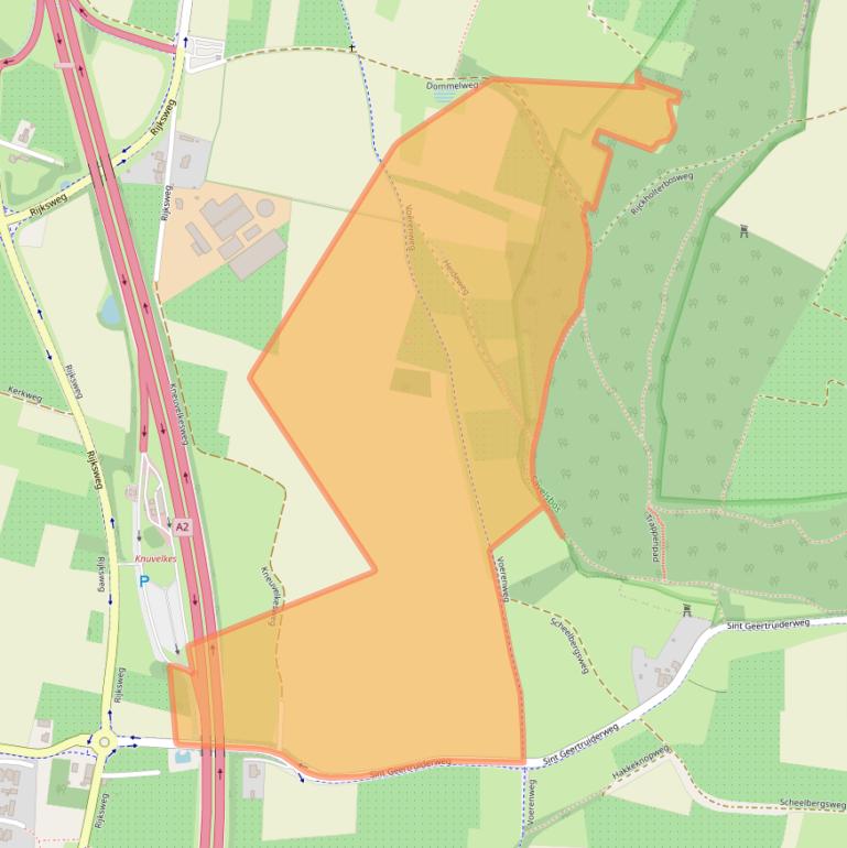Kaart van postcodegebied 6245SP.