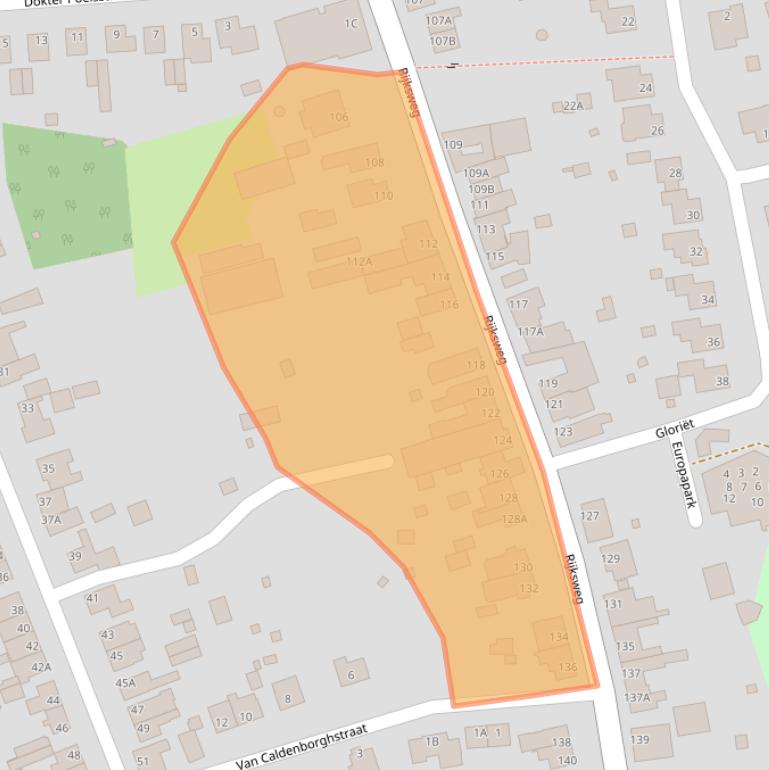 Kaart van postcodegebied 6247AL.
