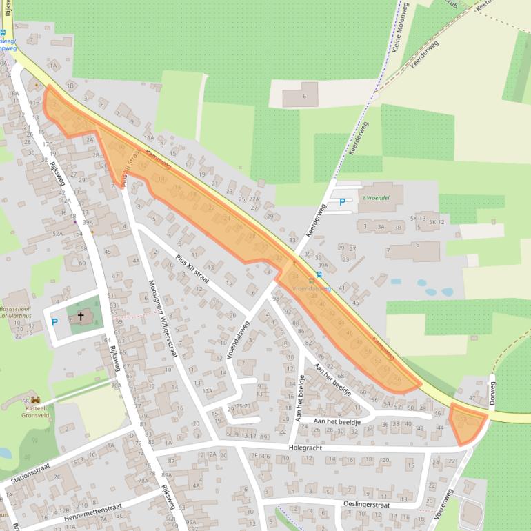 Kaart van postcodegebied 6247AT.