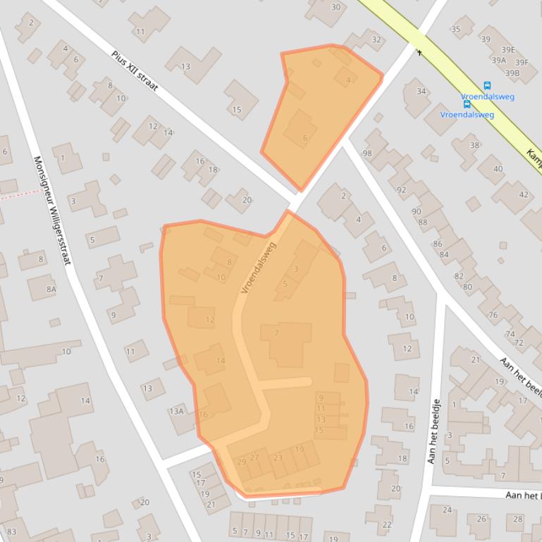 Kaart van postcodegebied 6247AV.