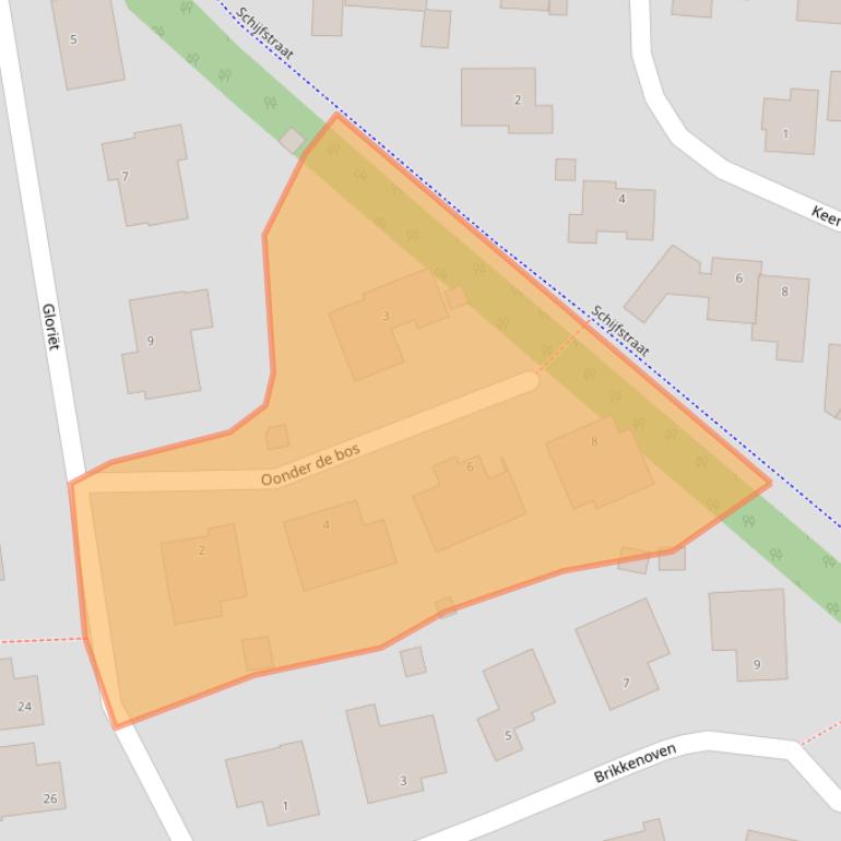 Kaart van postcodegebied 6247BD.