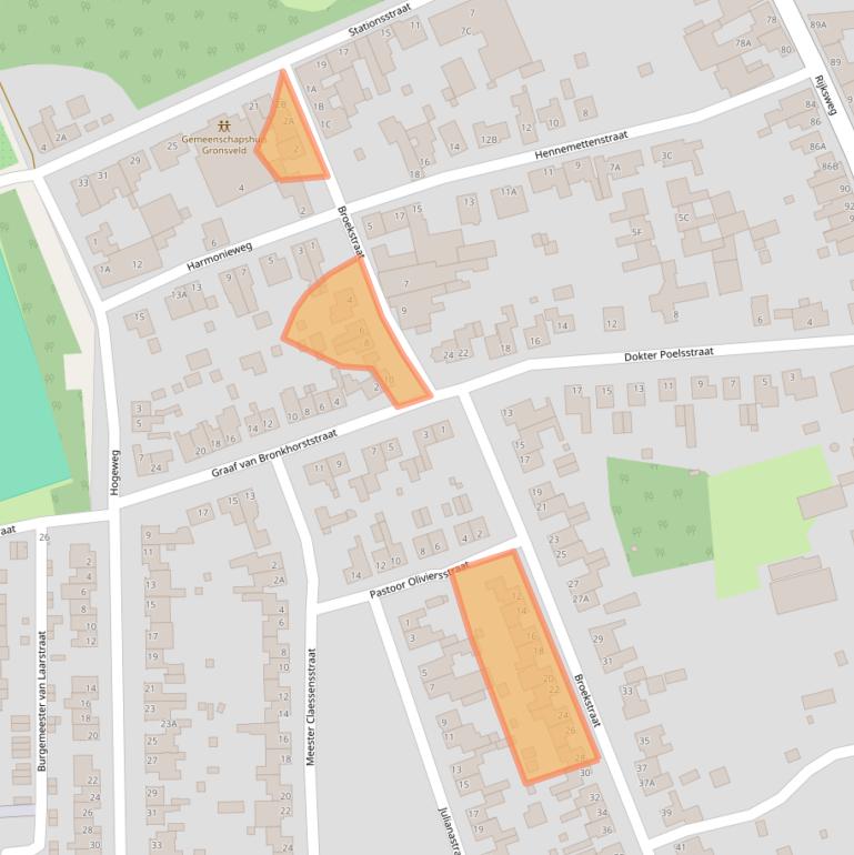 Kaart van postcodegebied 6247BR.