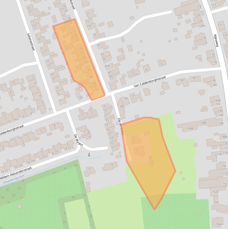 Kaart van postcodegebied 6247BS.