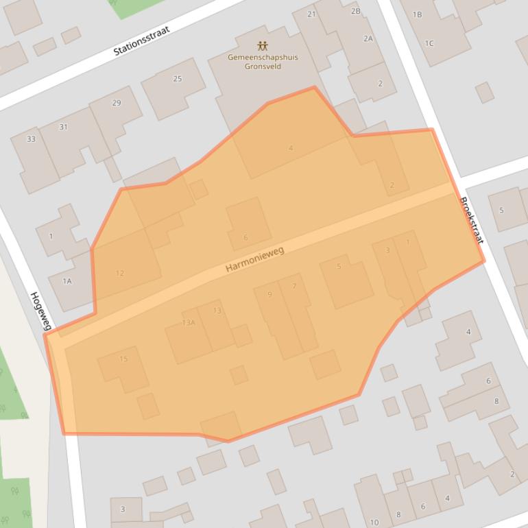 Kaart van postcodegebied 6247BV.