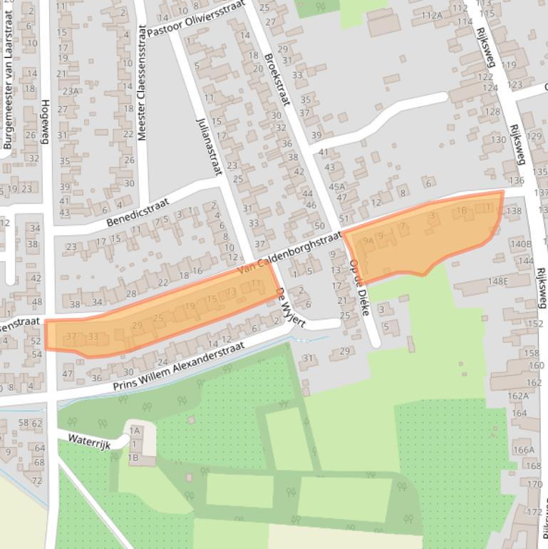 Kaart van postcodegebied 6247CE.