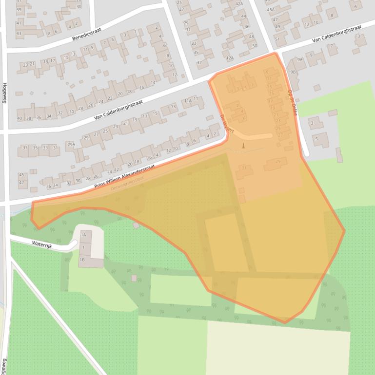 Kaart van postcodegebied 6247CZ.