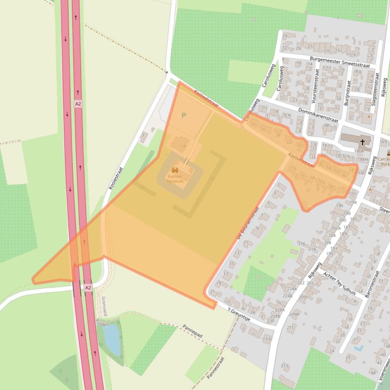 Kaart van postcodegebied 6247EA.