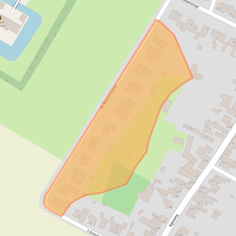 Kaart van postcodegebied 6247EB.