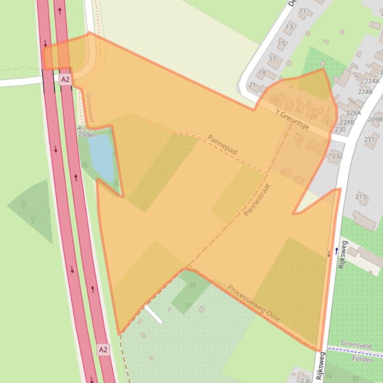 Kaart van postcodegebied 6247EC.