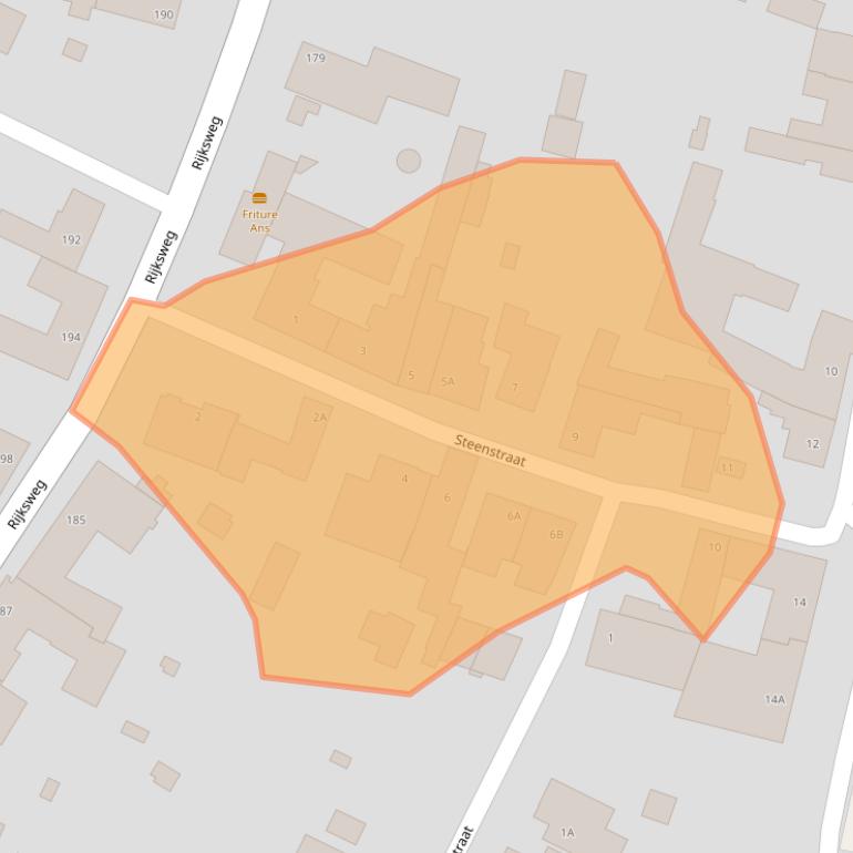 Kaart van postcodegebied 6247ED.