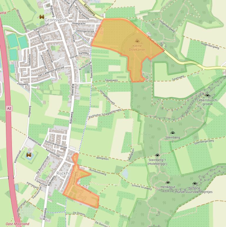 Kaart van postcodegebied 6247EK.