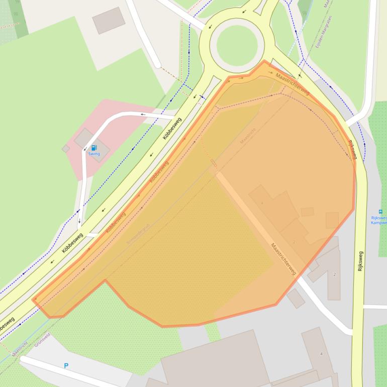 Kaart van postcodegebied 6247NA.