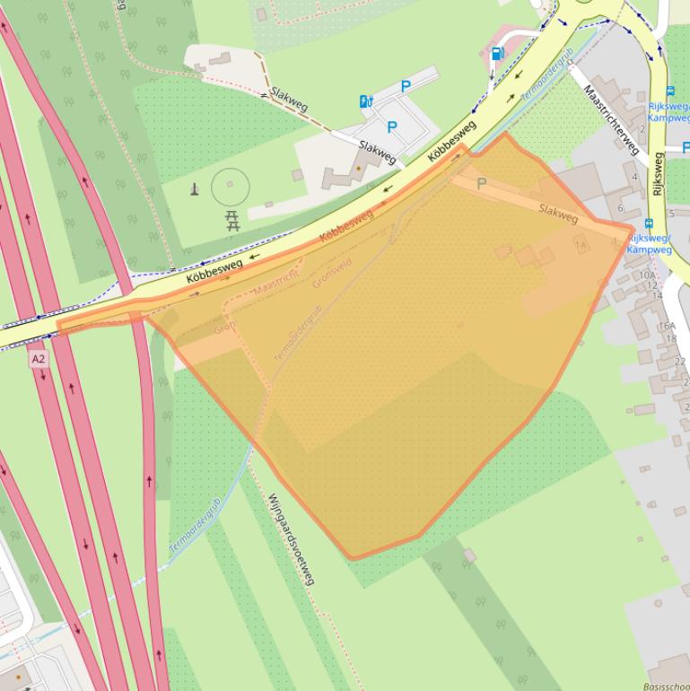 Kaart van postcodegebied 6247NB.