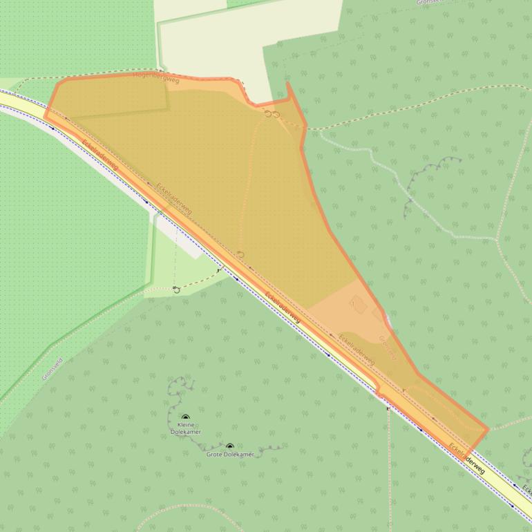 Kaart van postcodegebied 6247NE.