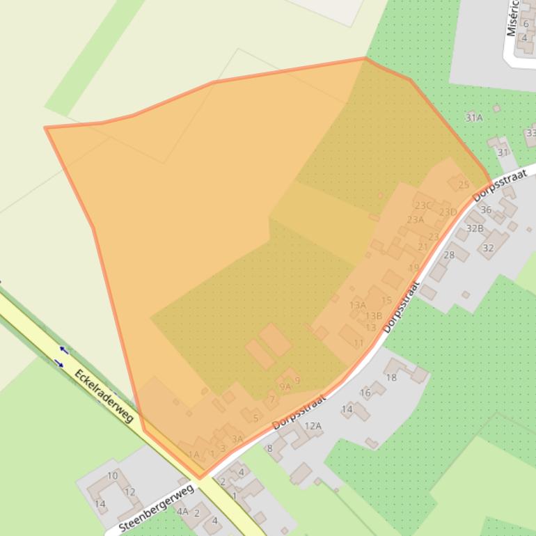 Kaart van postcodegebied 6251NA.