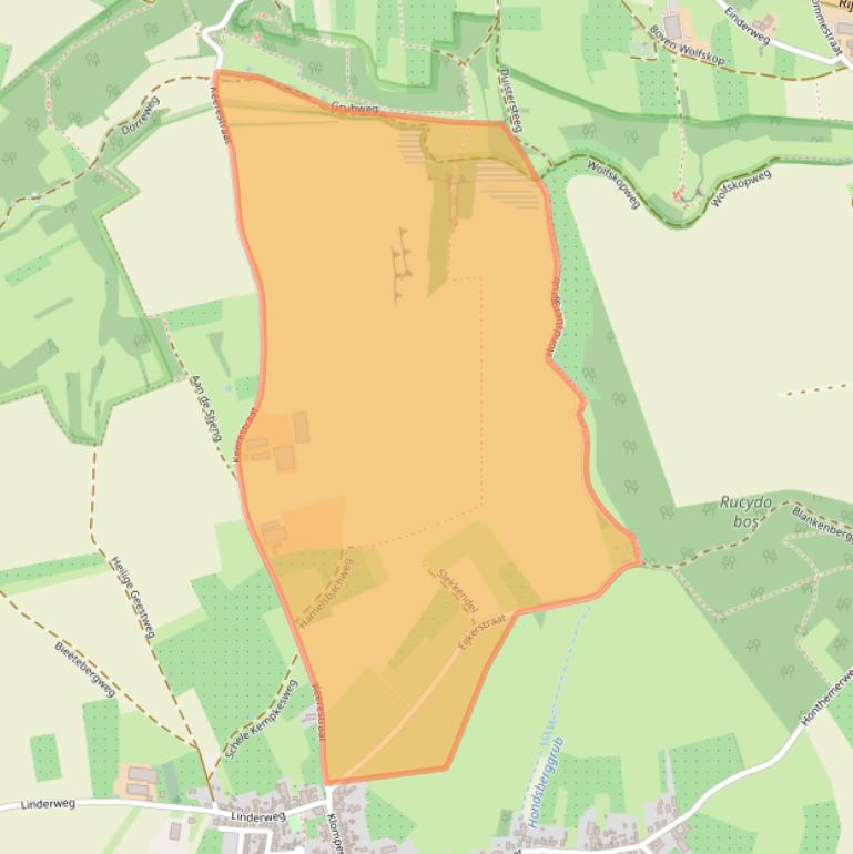 Kaart van postcodegebied 6251NJ.