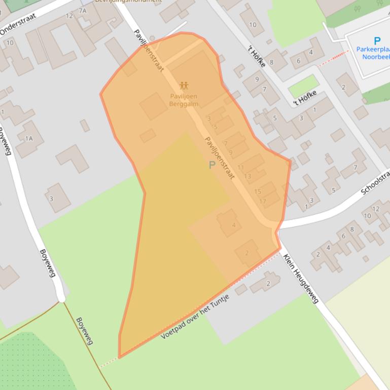 Kaart van postcodegebied 6255AH.