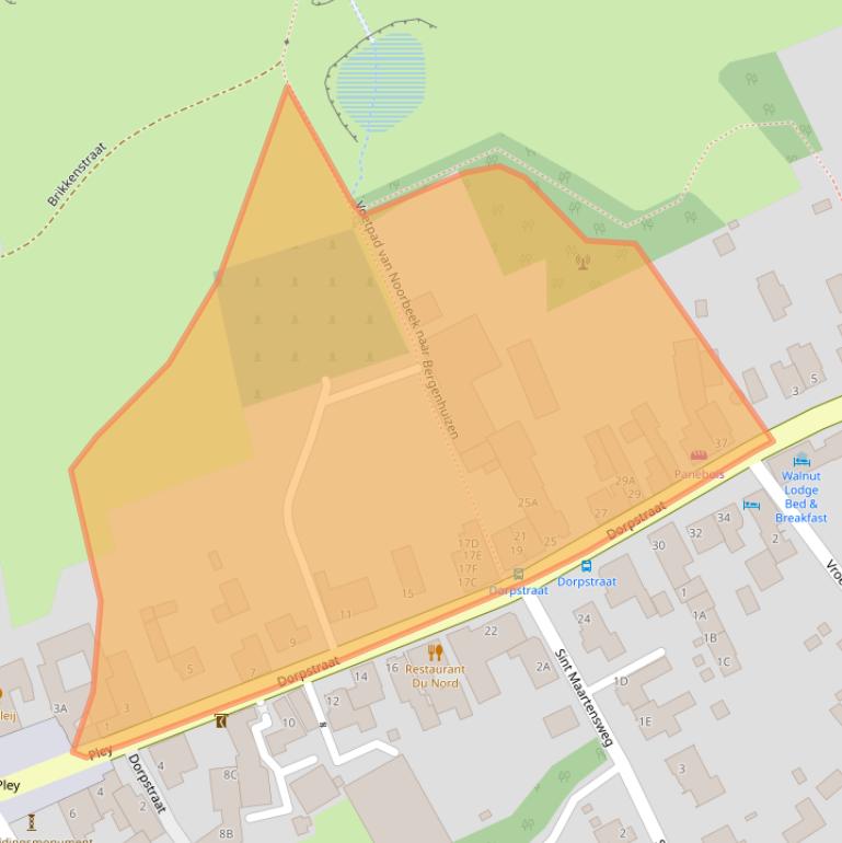 Kaart van postcodegebied 6255AM.